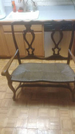 Antique, Loveseat, Sofa, Bench, Settee, Victorian, Old, 41" long