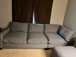Havertys sectional sofa