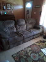 Reclining sofa & 2 rocker recliners