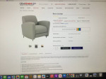 2 brown leather lounge sofa chairs (like new)