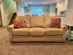 Reclining sofa and loveseat