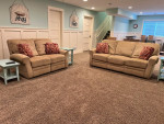 Reclining sofa and loveseat