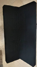 Furniture - REDUCED!!! Folding Black Ottoman Sleeper Sofa