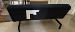 Furniture - REDUCED!!! Folding Black Ottoman Sleeper Sofa