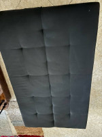 Furniture - REDUCED!!! Folding Black Ottoman Sleeper Sofa