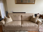 Beautiful large sofa with rolled arms