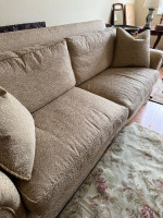 Beautiful large sofa with rolled arms
