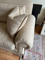Beautiful large sofa with rolled arms