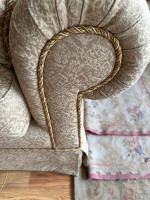 Beautiful large sofa with rolled arms
