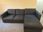 Ikea Finnala sofa& chaise with storage