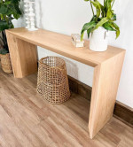 Custom Made Entryway Sofa Table Console Modern Rustic Wood