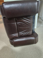 Gently used Ashley power reclining sofa and single seat recliner with headrest a