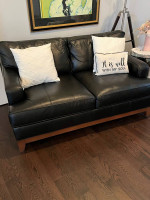 LEATHER Sofa & love seat