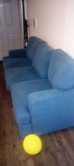 Blue Sofa Full Size Couch