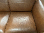 Leather Loveseat Sofa Couch