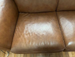 Leather Loveseat Sofa Couch
