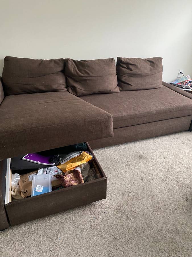 IKEA FRIHETEN - Sectional Sleeper Sofa