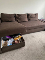 IKEA FRIHETEN - Sectional Sleeper Sofa