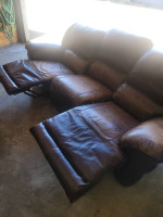 Match power recliner sofa and love seat