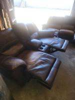 Match power recliner sofa and love seat