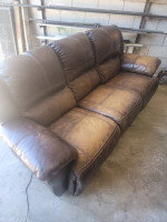 Match power recliner sofa and love seat
