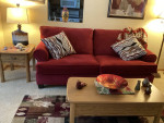 Sofa,tables,lamps, and matching chair