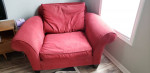 USED sofa & chair +1/2. $1 OBO