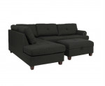 L shape sectional sofa with storage ottoman