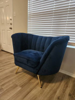 Navy Blue Sofa Set