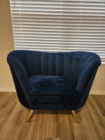 Navy Blue Sofa Set
