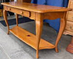 Solid Rustic Knotty Pine Entryway / Sofa  Table / TV Base