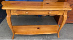 Solid Rustic Knotty Pine Entryway / Sofa  Table / TV Base