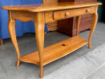 Solid Rustic Knotty Pine Entryway / Sofa  Table / TV Base
