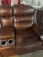 Recliner, loveseat, sofa