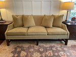 Hickory Chair Sofa (3 cushions, 4 throw pillows)