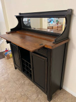 Moving sale: furniture: kid playset,dinning table, dinner server, leather sofa