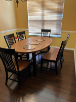 Moving sale: furniture: kid playset,dinning table, dinner server, leather sofa