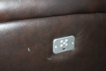 Nice Soft Top Grade Leather Reclining Sofa with 2 ends 2 way operation
