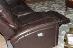 Nice Soft Top Grade Leather Reclining Sofa with 2 ends 2 way operation