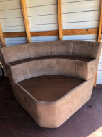 Corner sofa console table