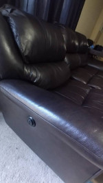 Recliner Sofa 100% Leather