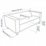 IKEA Loveseat Sofa (Vissle gray)