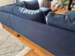 2-Pc. Fabric Sectional Sofa with Ottoman