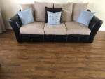 Sofa and Swivel Chair with Ottoman