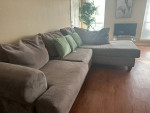 Oversized Grey Sectional Sofa