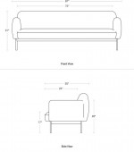 Blu Dot Puff Puff Sofa