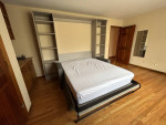 Murphy Bed queen size with sofa by BredaBeds
