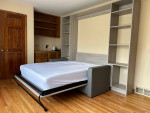 Murphy Bed queen size with sofa by BredaBeds