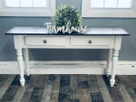 White Sofa Table or Entry Way Table