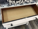 White Sofa Table or Entry Way Table